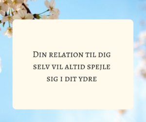 Relationen til dig selv